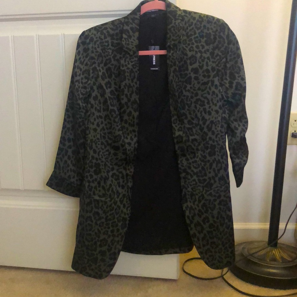 Cheetah blazer